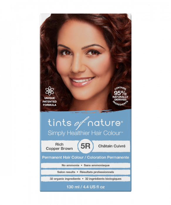Tints of Nature 5R Rich Copper Brown Permanent Hair Dye