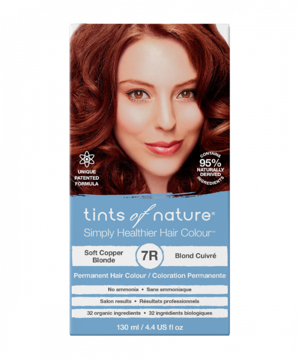 Tints of Nature 7R Soft Copper Blonde Permanent Hair Dye