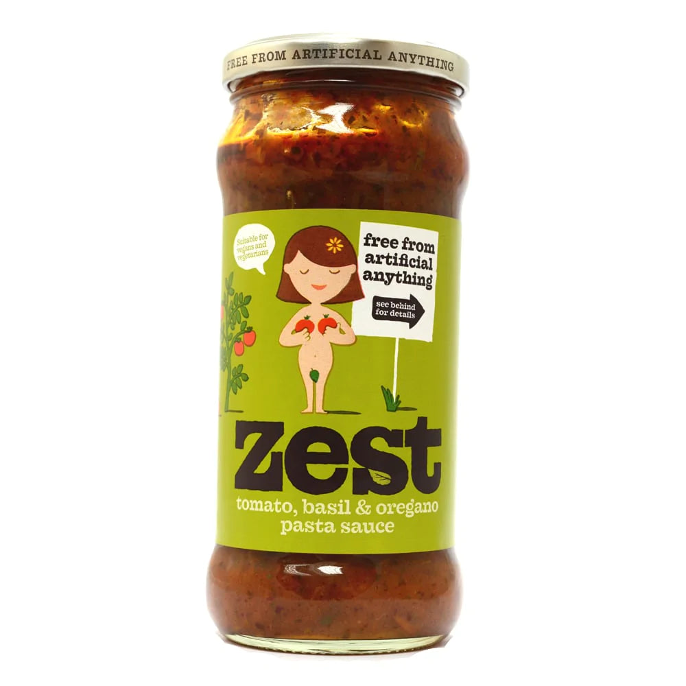 Zest Tomato Basil and Oregano Pasta Sauce